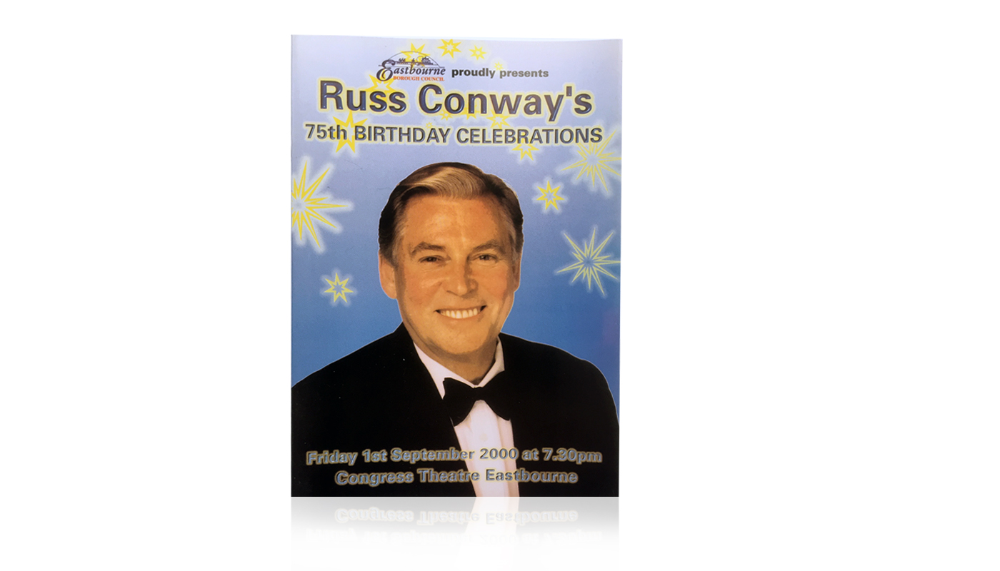 Russ Conway’s 75th Birthday Concert Programme