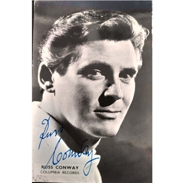 Russ Conway - Signed Publicity card (no6)