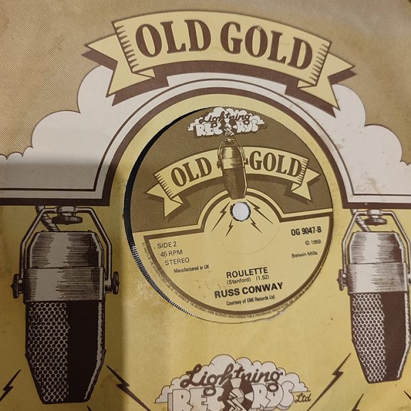 Russ Conway – Side Saddle/Roulette Old Gold 7" single