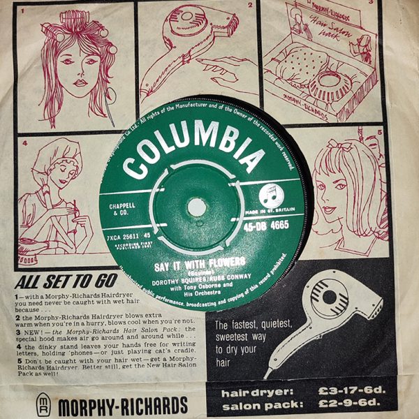Dorothy Squires / Russ Conway With Tony Osborne And His Orchestra – Say It With Flowers 7" single