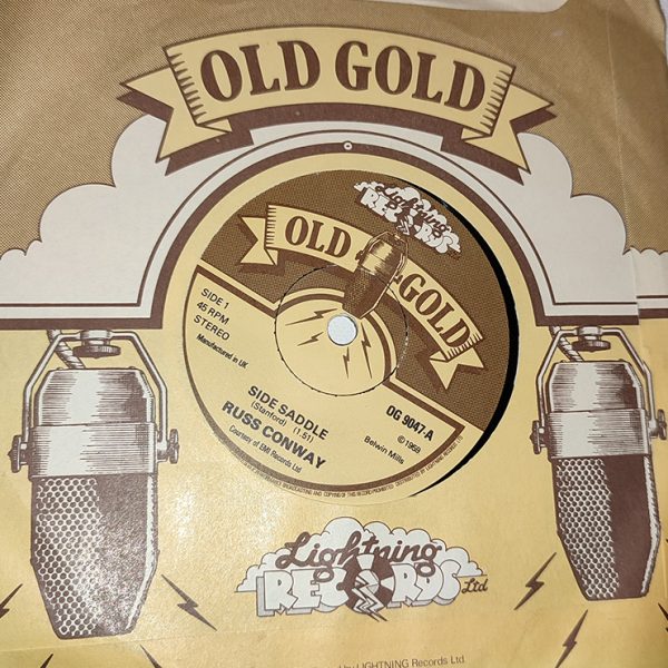 Russ Conway – Side Saddle/Roulette Old Gold 7" single