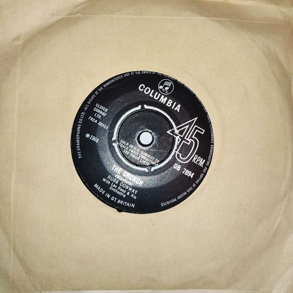 Russ Conway ‎– The Crunch 7" single (Factory Sample promo copy)